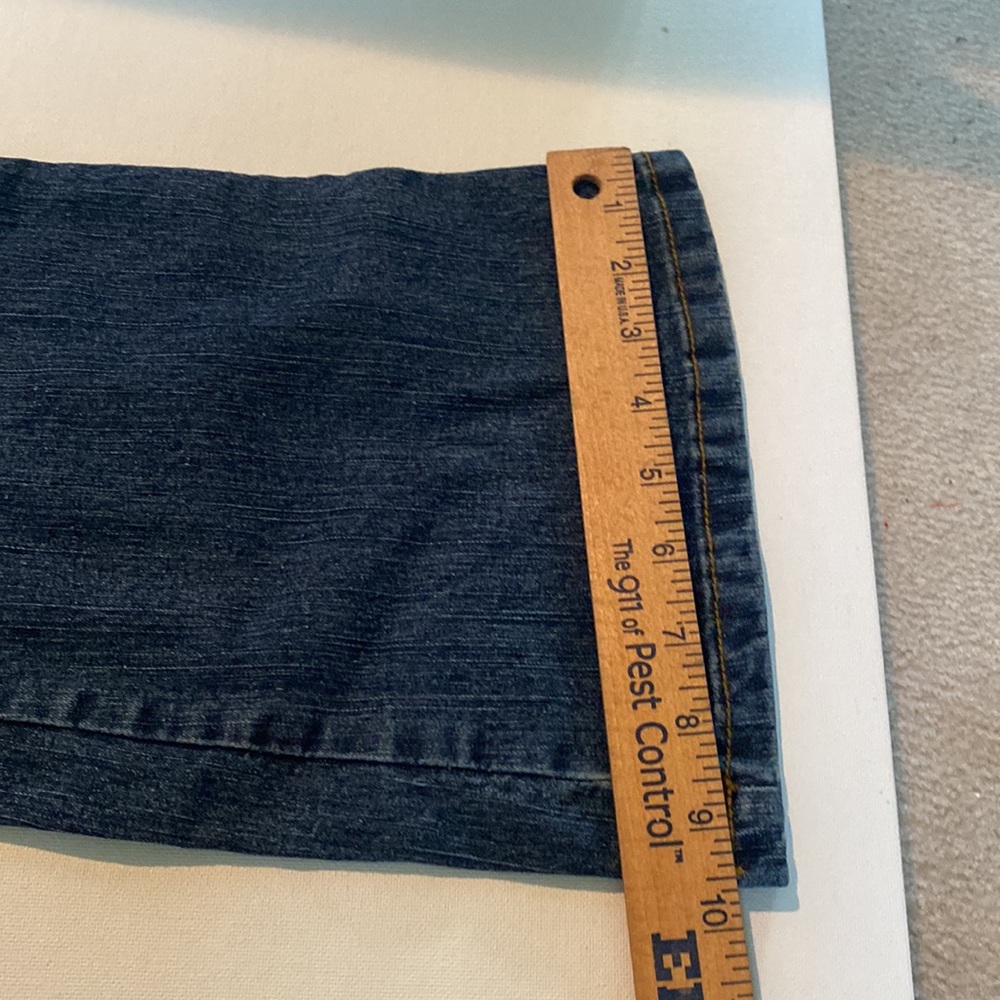 NWT & Vintage Rave Distressed Flare Jeans - Picture 7 of 9
